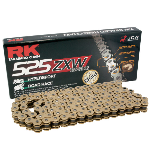 RK RK GB525ZXW X 110 CHAIN GOLD [XW]